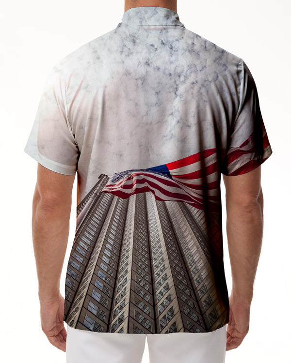 
Washington Street Cool Men's Casual Short Sleeve Shirt Hawaiian Resort Fashion Shirt Short Sleeve
                
