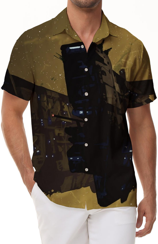Beach fashion prints mens stylish summer tops coast casual shirts button down casual shirts men