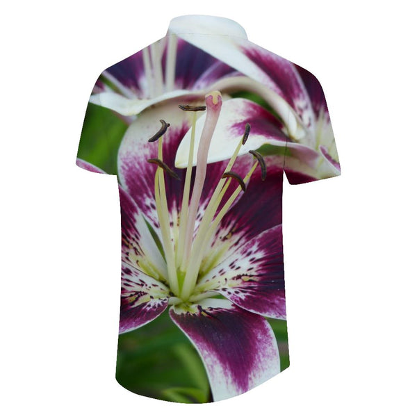 
Outdoor soft modern men's casual daily travel shirt short sleeve fashion trend Hawaii four seasons tropical short sleeve shirt
                