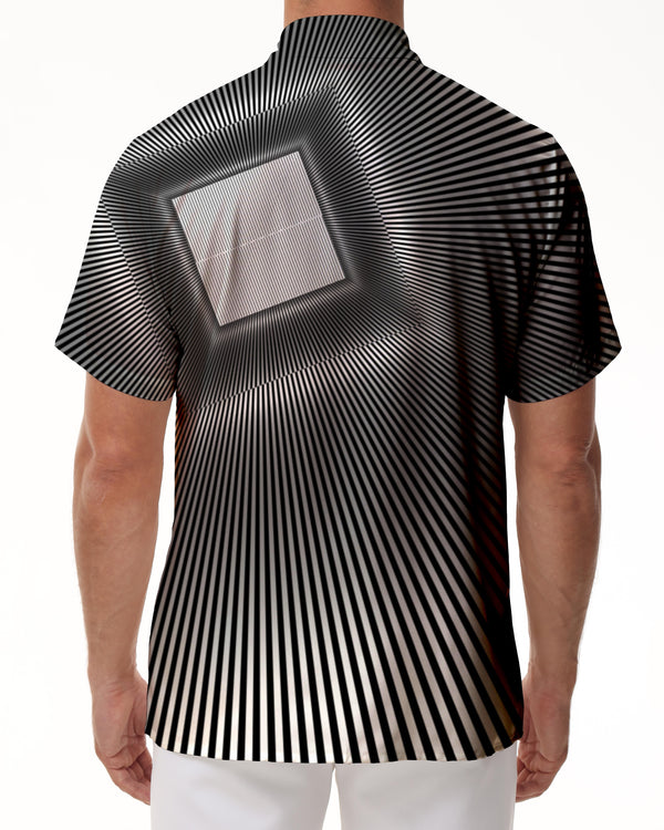 
Geometric Hawaiian Beach Shirt Men's Fashion Casual Streetwear Short Sleeve Shirt Tops Shirt
                