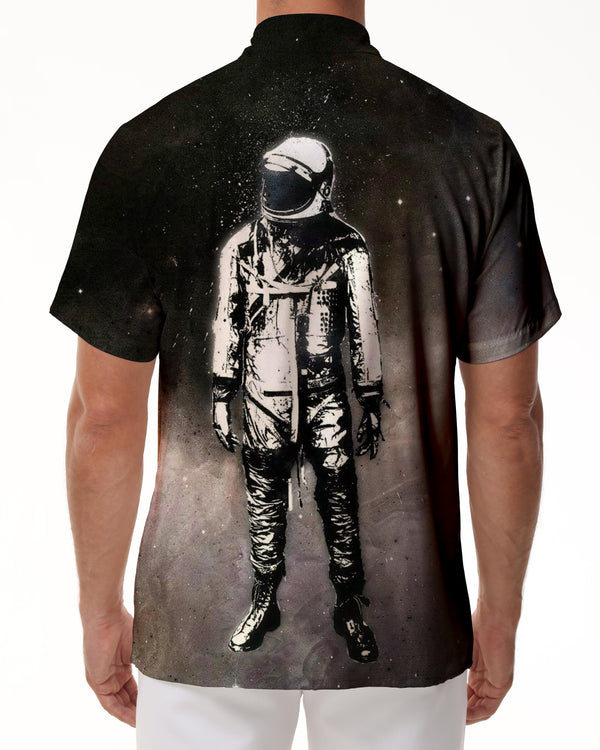 
Funny Fashion Spaceman Astronaut Retro Short Sleeve Shirt Tops Vintage Men Loose Casual Tops Polyester
                