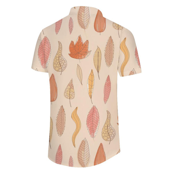 
Hawaiian Simple Men's Floral Summer Casual Fashion Shirt Beach Print Shirt Elegant Vacation Beach Short Sleeve
                