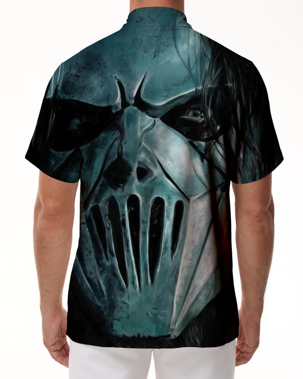 
Mick Thompson Mask Fashion Shirt Fun 3D Print Street Short Sleeve Hawaiian Shirt Printed Lapel Shirt Men's
                