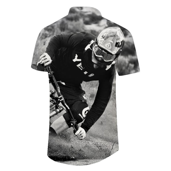 
Sports Cycling Fashion Men's Cycling Summer Shirt Hawaiian Button Casual Style Short Sleeve Top Breathable Summer
                
