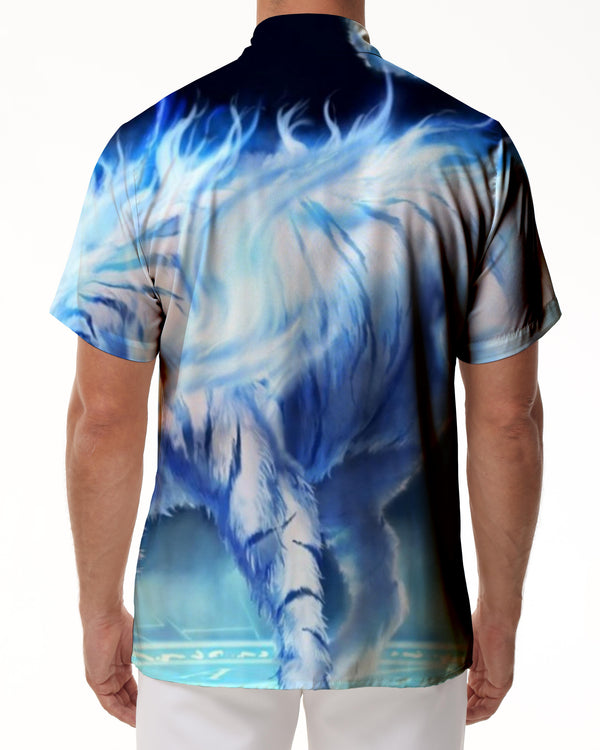
Summer fun men's casual everyday street loose Hawaiian shirts Beach Hawaiian tropical shirts
                