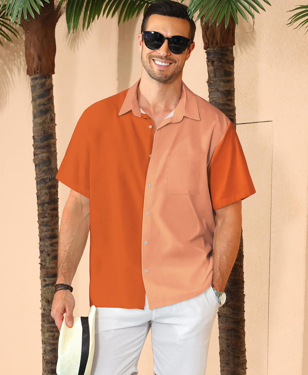 
Hawaiian Shit for Men Beach Summer Mens Buton Down Short Sleeve Shit Tropical Vacation Casual Clothes
                