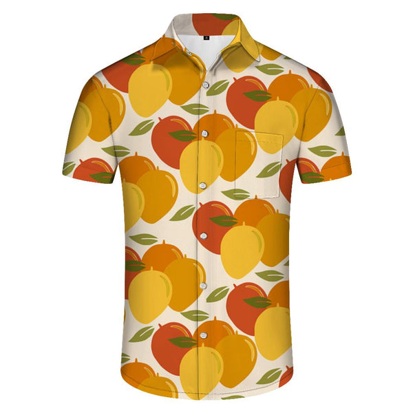 
Colorful Pattern Men's Shirts Casual Hawaiian Shirts Short Sleeve Button Summer Beach Shirts
                