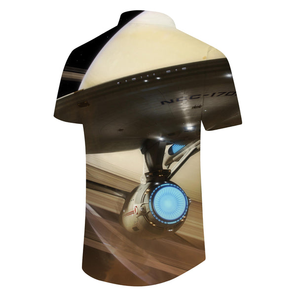 
Airplane Men's Hawaiian Shirt Short Sleeve Button Summer Beach Casual Shirt
                