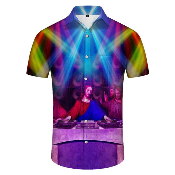 
Floral Shirt Men Tropical Casual Short Sleeve Printed Beach Shirt Button Autumn Shirt Men
                