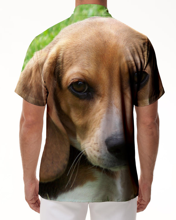 
Beagle Mens Fashion Shirts Comfortable Hawaiian Shirts Mens Casual Style Shirts Resort Shirts with Short Sleeves Button Down
                