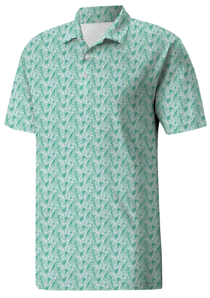 Elegant Men's Golf Polo - Elevate Your Casual Style with a Sophisticated Print