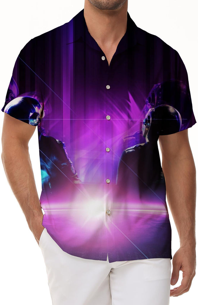 Fashion Mens Hawaiian Shirts Mens Casual Short Sleeve Button Shirts 3D Printed Summer Shirts Streetwear