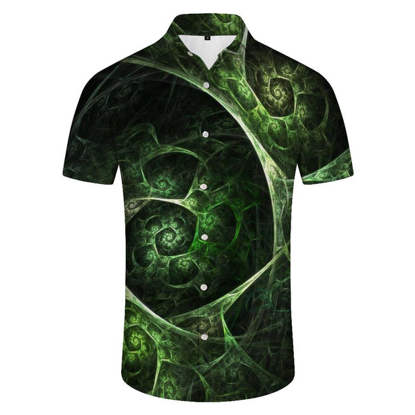 
Floral Men's Cuban Shirt Short Sleeve Button Summer Shirt Hawaiian Casual Vacation Shirt Abstract
                