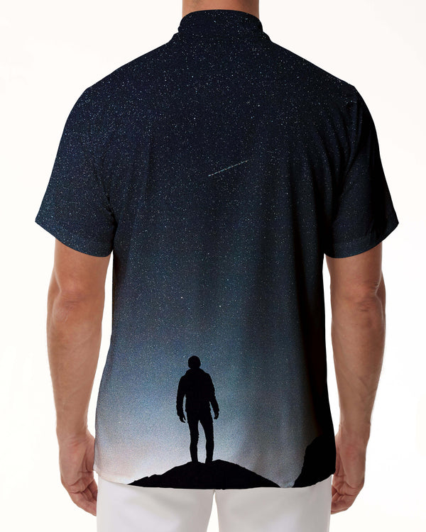 
Night Sky Sunset Mens Hawaiian Shirt Summer Beach Tropical Short Sleeve Button Shirt Short Sleeve
                