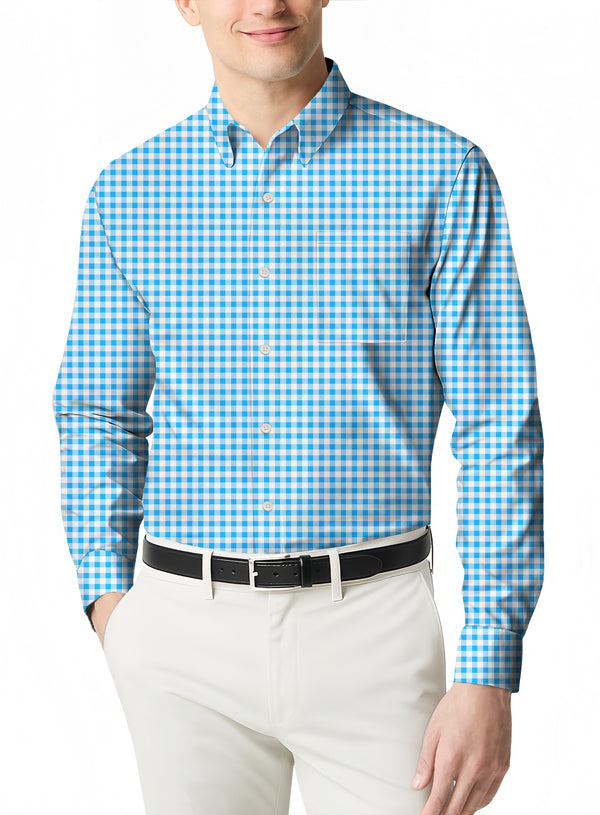 Moisture Wicking Long Sleeve Polo for Men's Active Summer Lifestyle