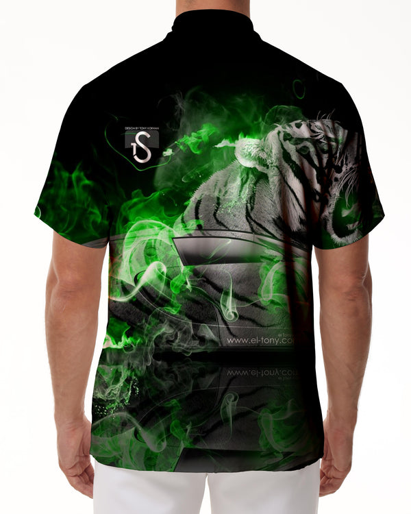 
Hawaiian Mens Shirt 3d Animal Tiger Print Summer Casual Short Sleeve Loose Large Size Shirt Everyday Street Tops Party Sweatshirt
                