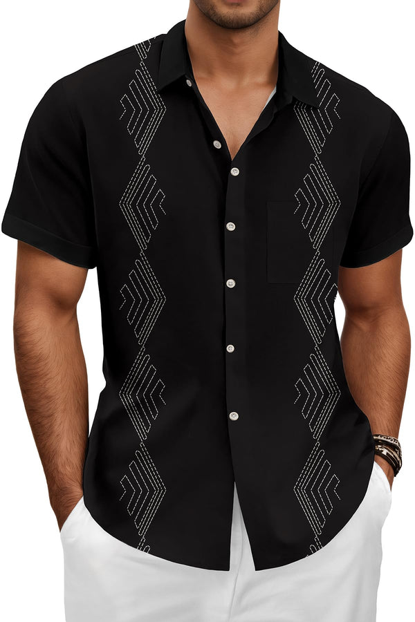 
Hawaiian Shit for Men Beach Summer Mens Buton Down Short Sleeve Shit Tropical Vacation Casual Clothes
                