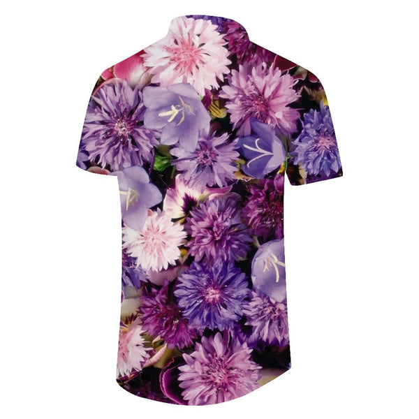 
Lapel Short Sleeve Summer Vacation Shirt Men's 3D Floral Print Hawaiian Shirt Rainforest Trend Shirt Short Sleeve
                