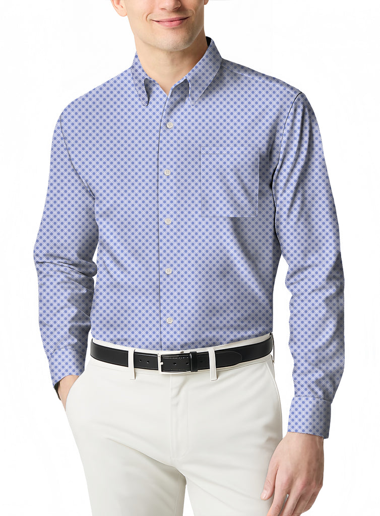 Quick Drying Men's Polo a Casual Long Sleeve for All Day Wear