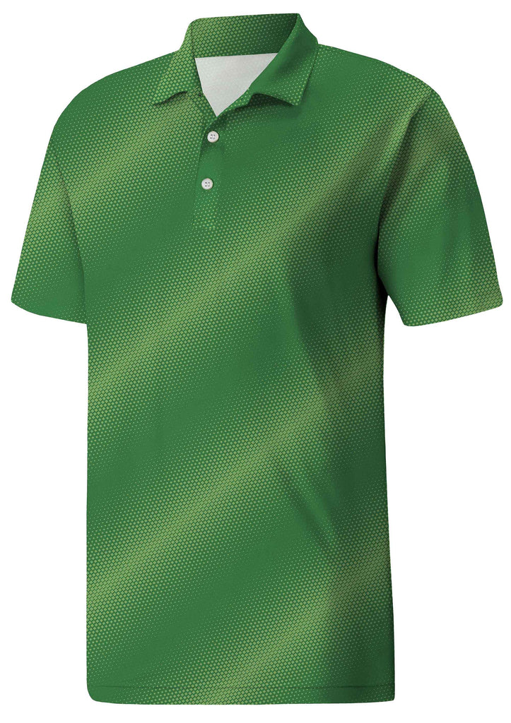 Textured Jacquard Micro Print Golf Polo - Feels as Good as It Looks