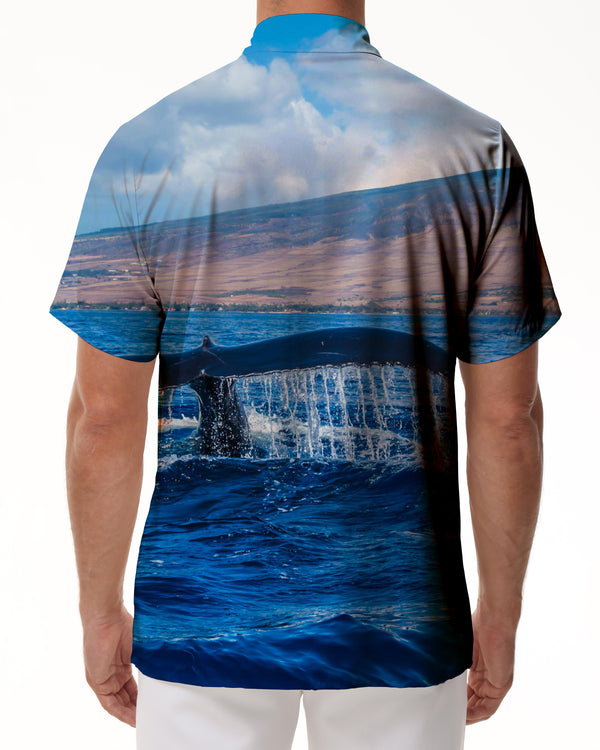 
Digital Printing 3D Whale Pattern Men's Clothing Casual Shirt Hawaiian Tropical Short Sleeve Street Fashion Daily Loose Simple Tops
                