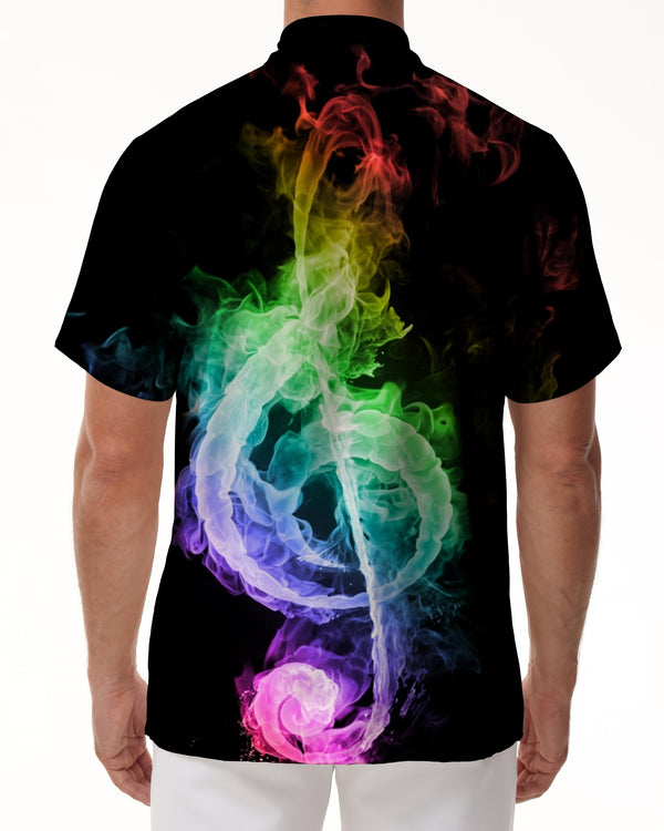 
Button Down Shirt Musical Symbols 3D Print Mens Everyday Vacation Short Sleeve Printed Clothing Casual Beach Hawaiian Outfit
                