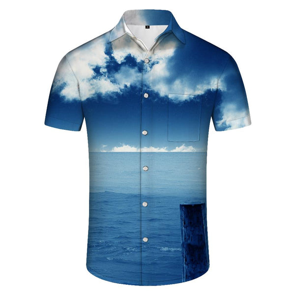 
Hawaiian shirts for men casual comfortable breathable fashionable men's short sleeve shirts beach wear
                