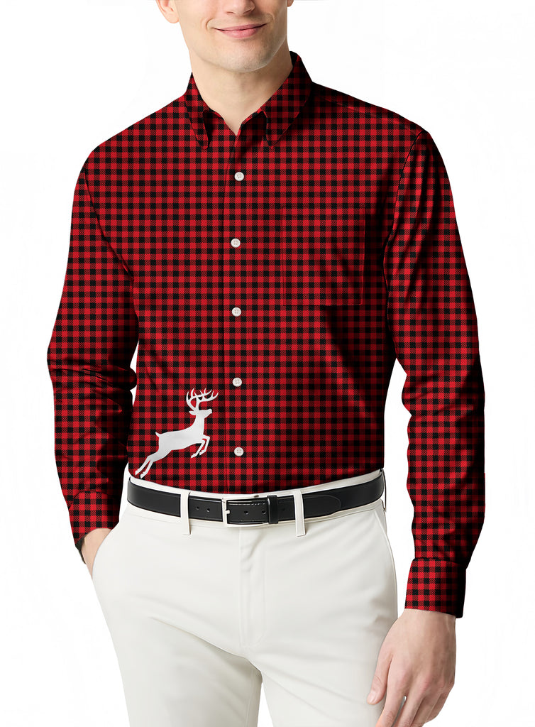 Long Sleeve Casual Plaid Flannel Shirt