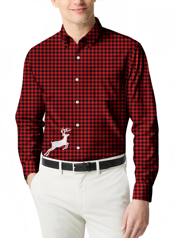 Long Sleeve Casual Plaid Flannel Shirt