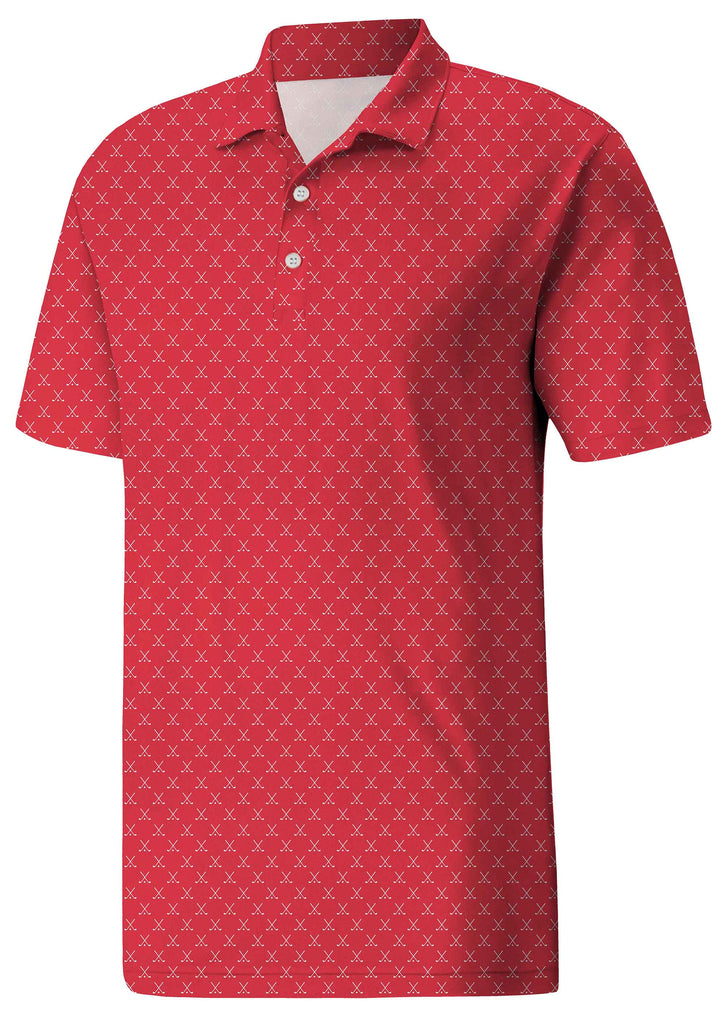 Men's Summer Casual Micro Print Polo Shirt - Lightweight & Breathable