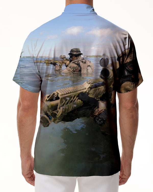 
shirts Hawaiian shirts men's loose short sleeve shirts with pockets beach shirts casual shirts Hawaiian shirts lapel shirts business shirts tops stylish breathable
                