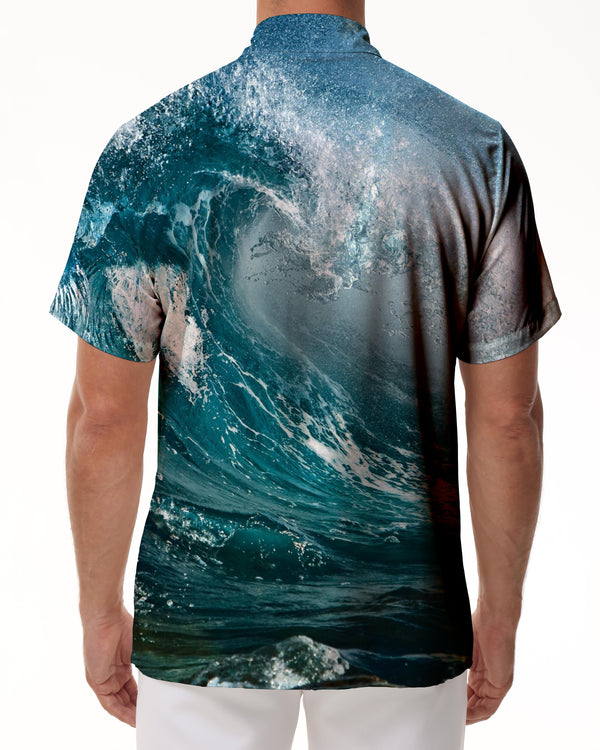 
Men's Surf Shirt Hawaiian Casual Short Sleeve Shirt Graphic Button Top
                