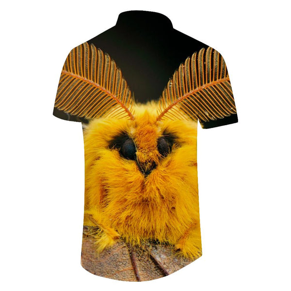 
Yellow cartoon animals men's hawaiian shirt vintage casual clothing shirt street style beach summer 3d print
                