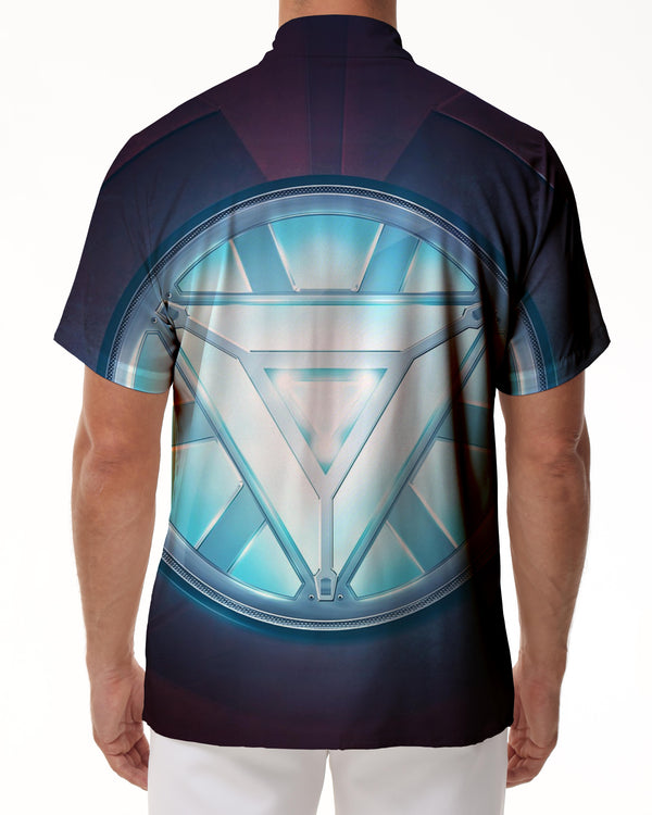 
Vintage Shine Shield Mens Shirt Short Sleeve Sport Tropical Hawaiian Shirt Casual Tops
                