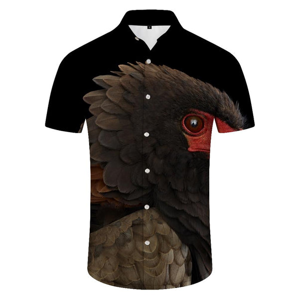 
Men's Hawaiian Beach Shirt Animal Print Fun Button Shirt
                