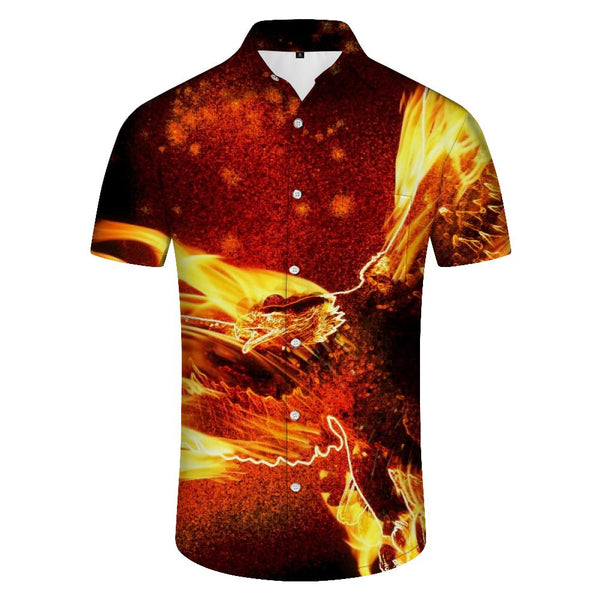 
Abstract Men's Short Sleeve Shirt Casual Button Shirt Tropical Summer Top Seaside Beach Fashion 3D Printing
                