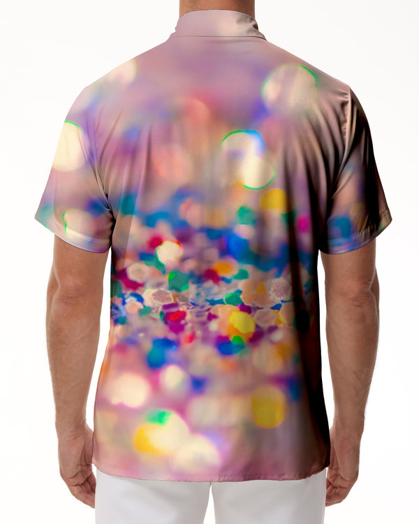 
Colorful Purple Cosmos Flowers Mens Hawaiian Shirt Short Sleeve Casual Shirt Beach Summer Party
                