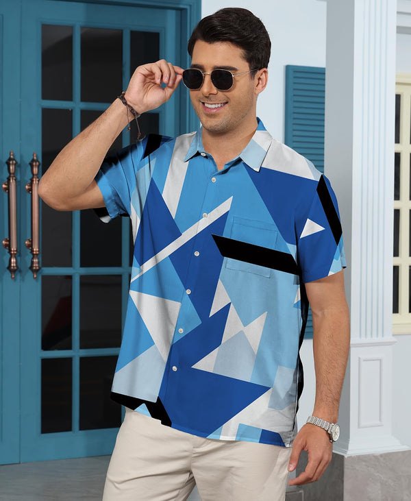 
Hawaiian Shit for Men Beach Summer Mens Buton Down Short Sleeve Shit Tropical Vacation Casual Clothes
                