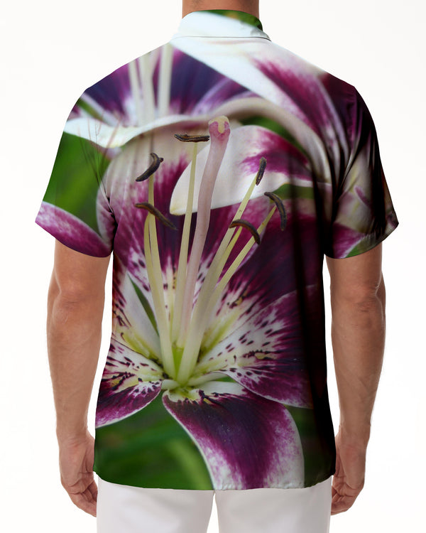 
Outdoor soft modern men's casual daily travel shirt short sleeve fashion trend Hawaii four seasons tropical short sleeve shirt
                