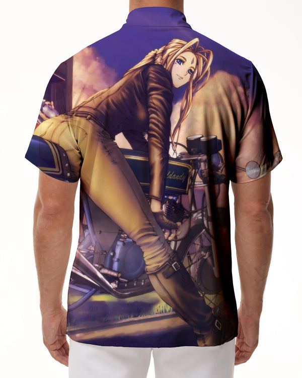 
Hawaiian Clothing Loose Breathable Button Shirt Men's Retro Short Sleeve Shirt Short Sleeve Shirt Tops Casual
                