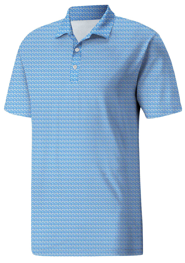 Athletic Fit Men's Sport Polo - Stretchy Fabric for Unrestricted Movement
