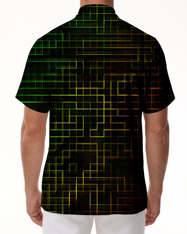 
3D Printed Pattern Casual Fashion Loose Men's Lapel Retro Street Hawaiian Tropical Four Seasons Pocket Short Sleeve Shirt Lapel
                