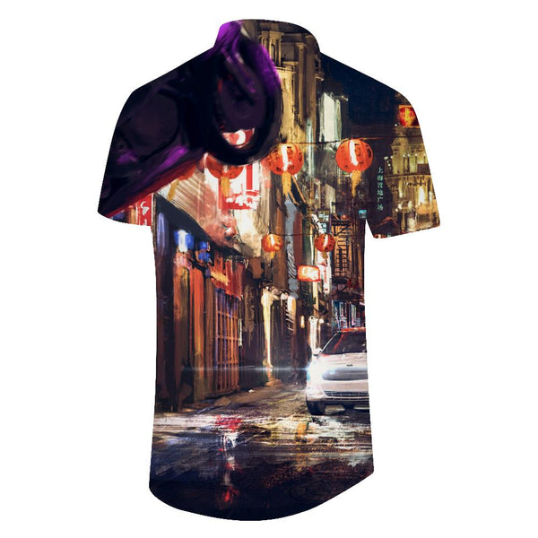 
Mens 3d skull Hawaiian shirts casual shirts men streetwear beach short sleeve shirts men fashion tops
                