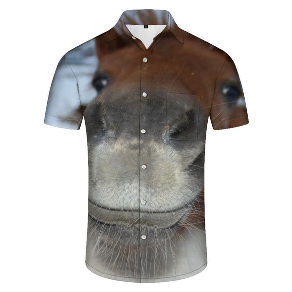 
Funny Mustang Mens Shirt Button Down Dress Shirt Summer Casual Short Sleeve Tops for Office Travel Beach
                