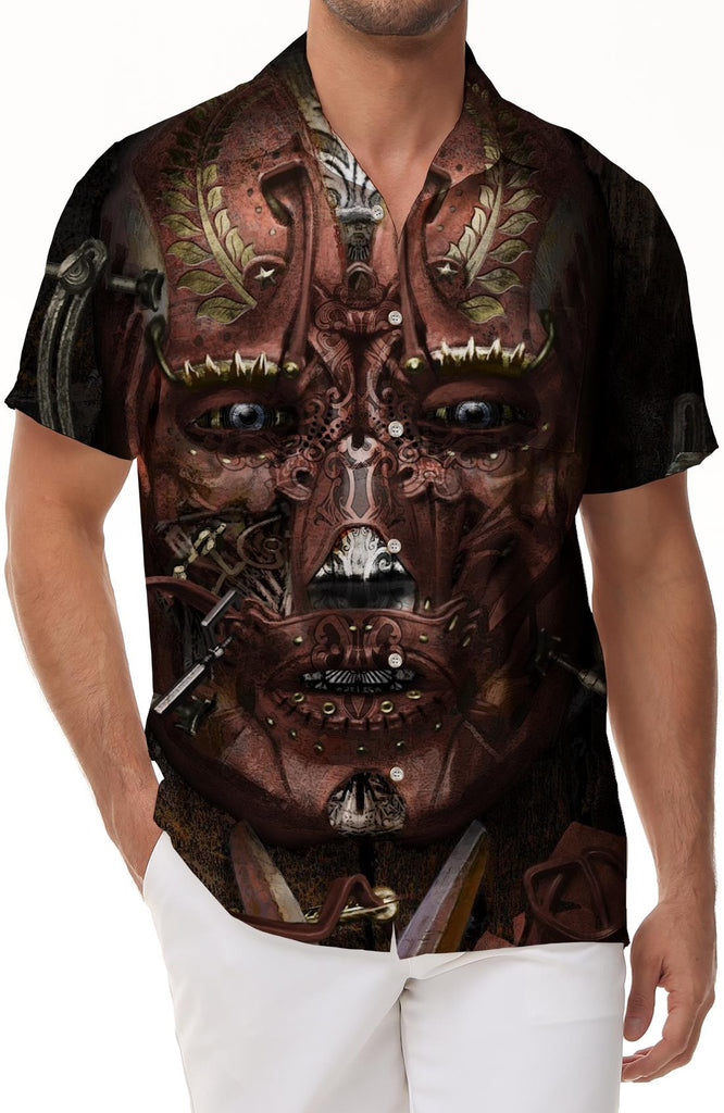 Mens Graphic Shirt Soft Breathable Design Pattern Short Sleeve Men Fashion Hawaiian Tropical Four Seasons 3D Printing