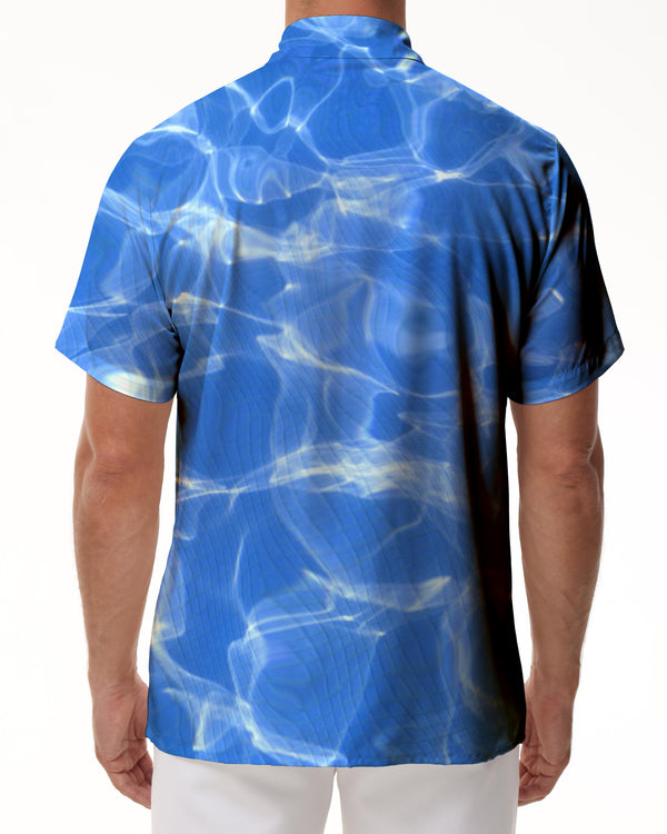 
Tropical Hawaiian Button Short Sleeve Lapel Beach Shirt Mens Hawaiian Shirt Blue
                