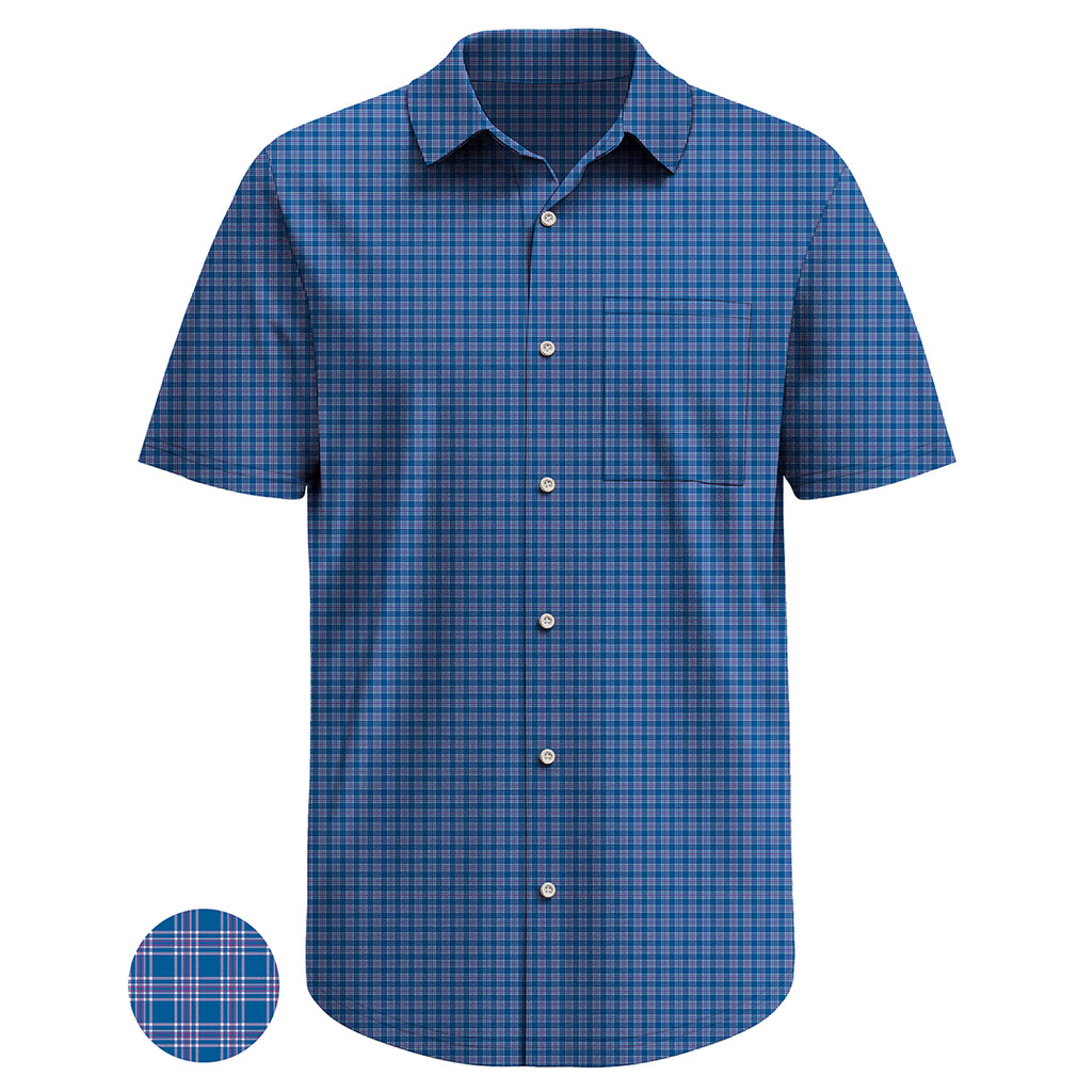 Men’s Lightweight Micro Print Polo – Soft Breathable Fabric, Easy Daily Style