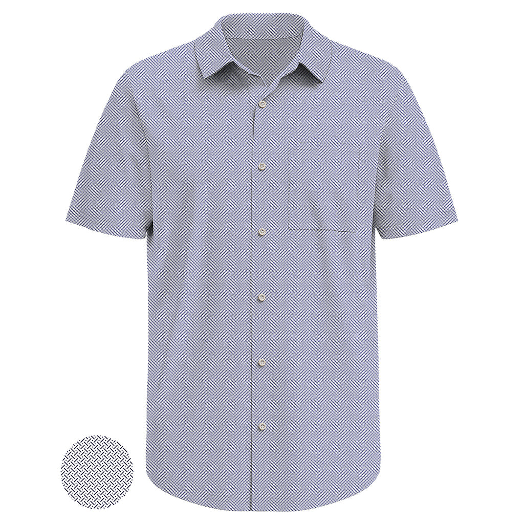 Men’s Micro Print Shirt – Comfortable US Size, Easy Style for Any Day