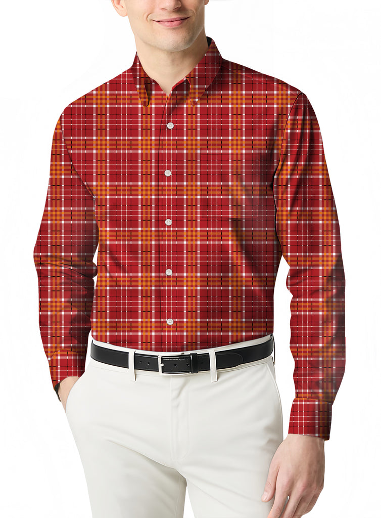 Classic Men's Flannel Shirt in a Slim Fit