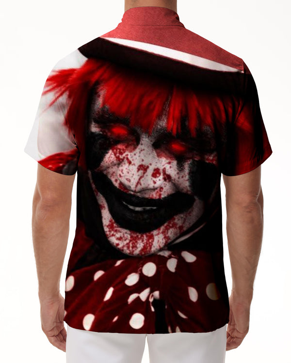 
Japanese style men's casual print short sleeve shirt street fashion men's summer casual shirt men's shirt
                